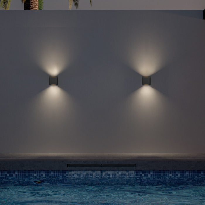 Alteck - AW0061-3CCT-W-BK - LED Wall Sconce - Miami - Sand Black