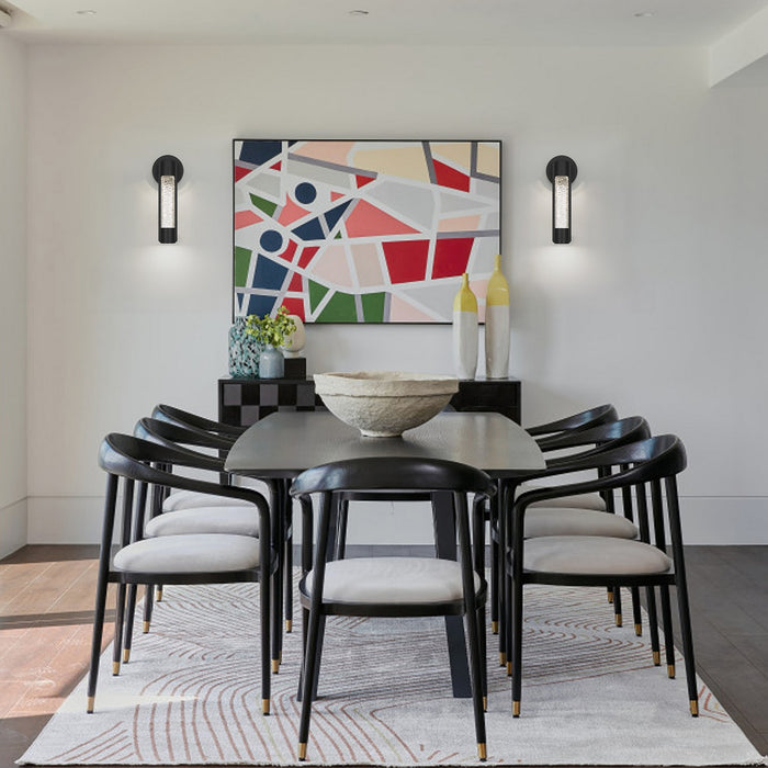 Alteck - AW0087-3CCT-W-BK - LED Wall Sconce - TIG - Sand Black