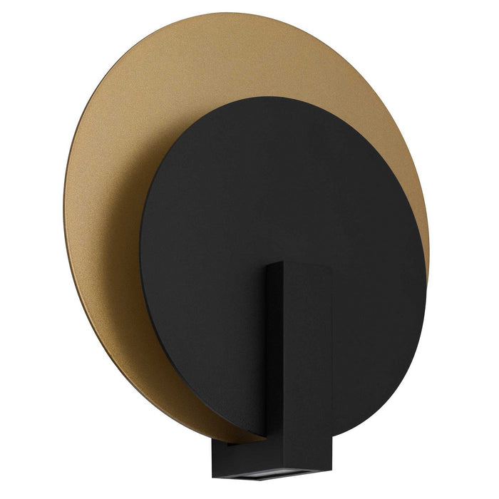 Alteck - AW0089-3CCT-W-BK/PB - LED Wall Sconce - Eclipse - Sand Black