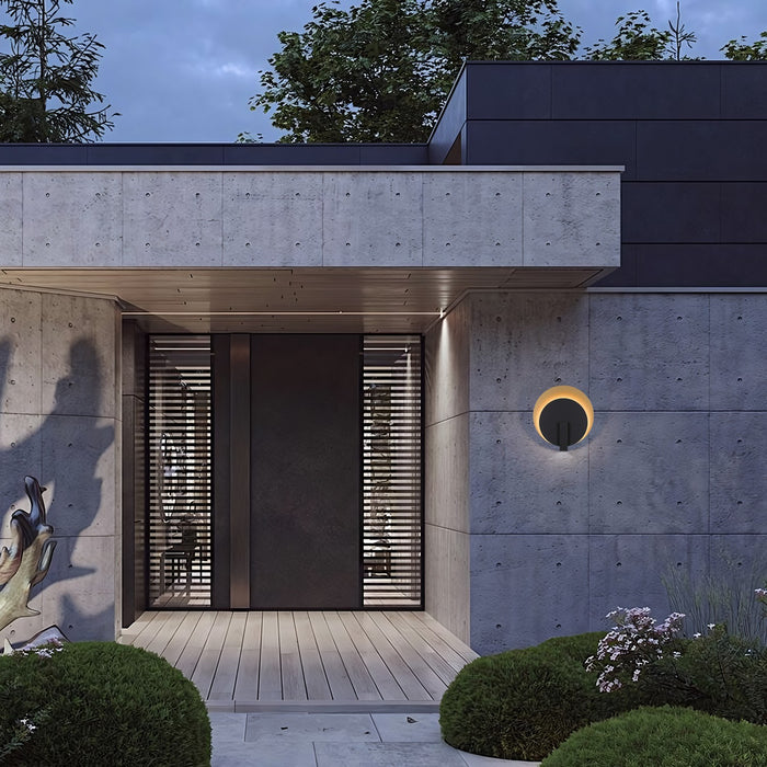 Alteck - AW0089-3CCT-W-BK/PB - LED Wall Sconce - Eclipse - Sand Black