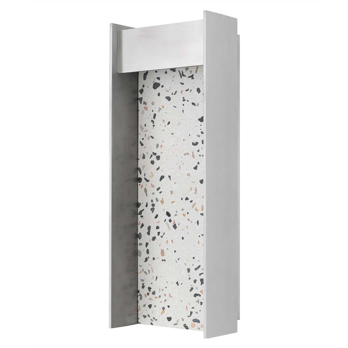 Alteck - AW0095-3CCT-W-BA - LED Wall Sconce - Terrazzo - Brushed Aluminum