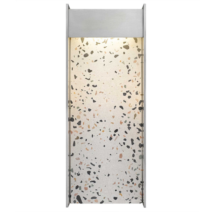Alteck - AW0095-3CCT-W-BA - LED Wall Sconce - Terrazzo - Brushed Aluminum