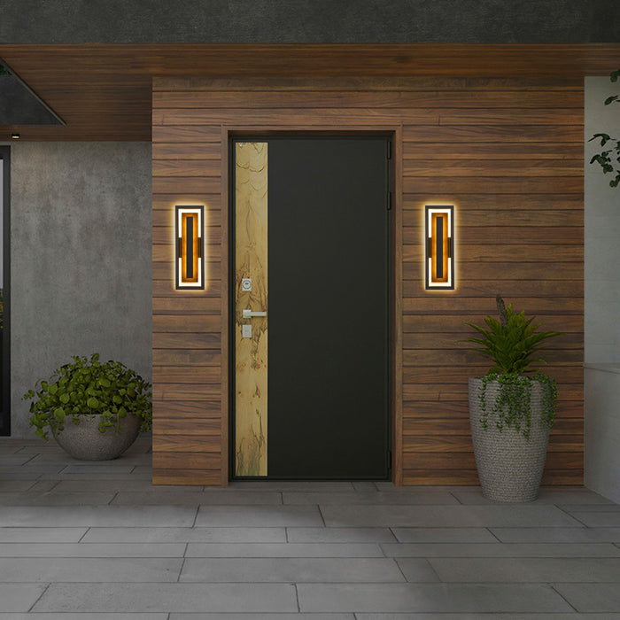 Alteck - AW0099-3CCT-W-DB - LED Wall Sconce - Panels - Dark Bronze