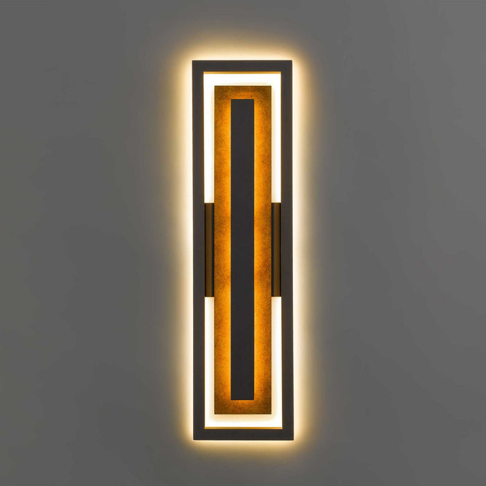 Alteck - AW0100-3CCT-W-DB - LED Wall Sconce - Panels - Dark Bronze