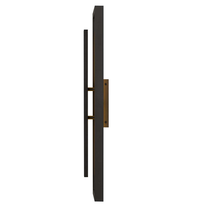 Alteck - AW0100-3CCT-W-DB - LED Wall Sconce - Panels - Dark Bronze
