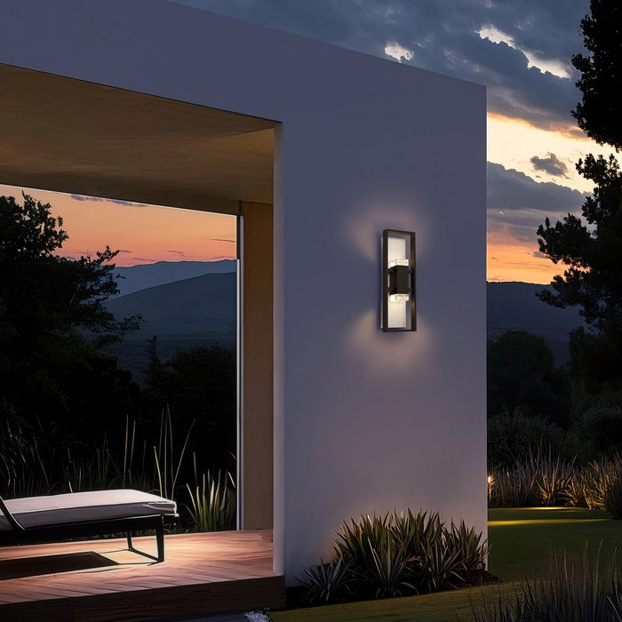 Alteck - AW0106-3CCT-W-BK - LED Wall Sconce - Mars - Sand Black