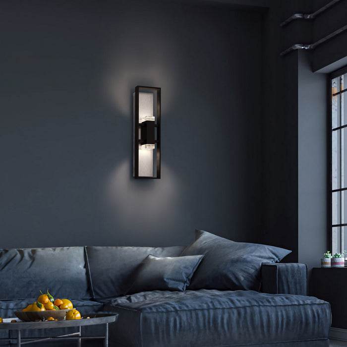 Alteck - AW0107-3CCT-W-BK - LED Wall Sconce - Mars - Sand Black