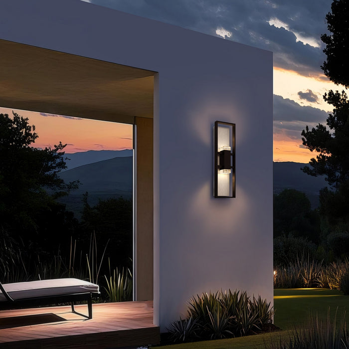 Alteck - AW0107-3CCT-W-BK - LED Wall Sconce - Mars - Sand Black