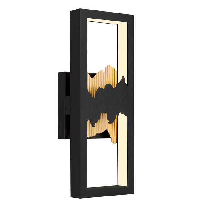 Alteck - AW0111-3CCT-W-BK/PB - LED Wall Sconce - Sunrize - Sand Black