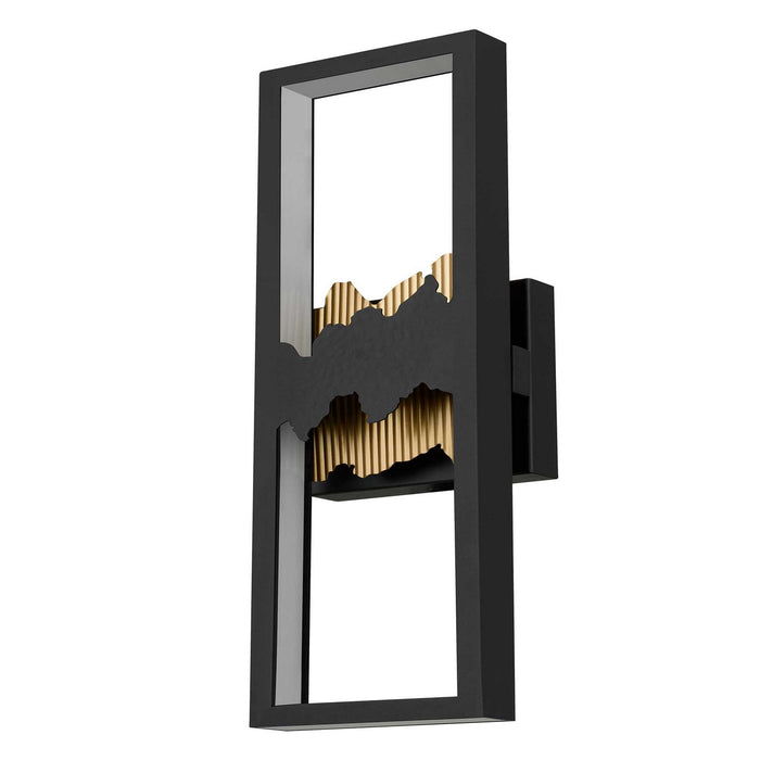 Alteck - AW0112-3CCT-W-BK/PB - LED Wall Sconce - Sunrize - Sand Black