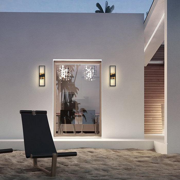 Alteck - AW0112-3CCT-W-BK/PB - LED Wall Sconce - Sunrize - Sand Black