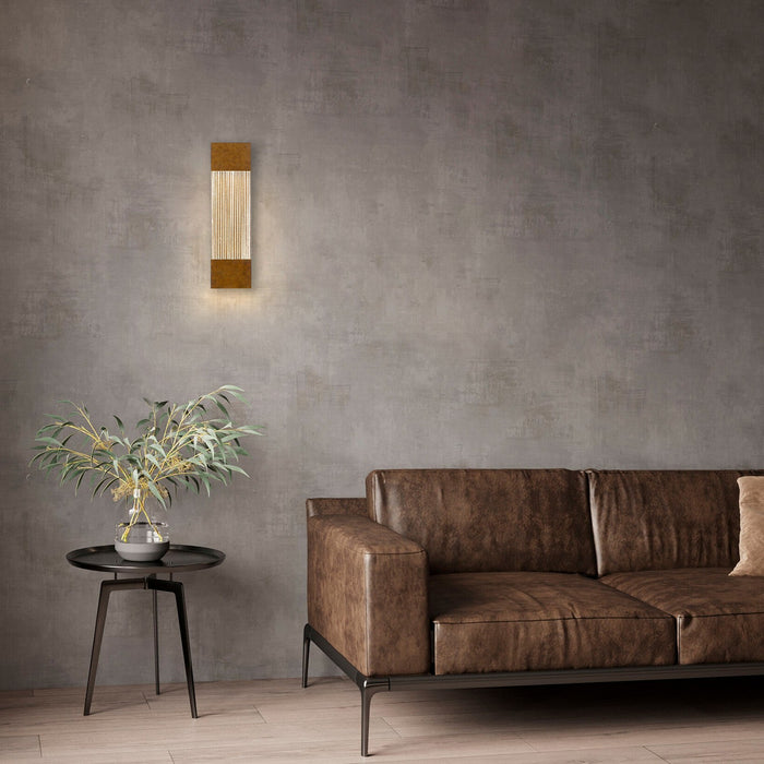 Alteck - AW0119-3CCT-W-PPB - LED Wall Sconce - Mystic - Painted Patina Brass