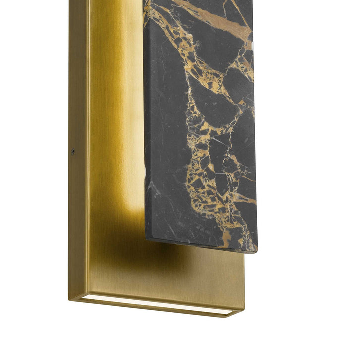 Alteck - AW0123-3CCT-W-PAB - LED Wall Sconce - Zoey - Painted Antique Brass