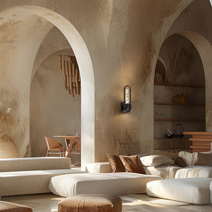 Alteck - AW0131-3CCT-W-BK - LED Wall Sconce - Arch - Sand Black