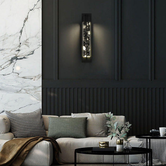 Alteck - AW0135-3CCT-W-BK - LED Wall Sconce - Rivera - Sand Black