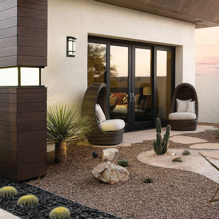 Alteck - AW0136-3CCT-W-BK - LED Wall Sconce - Frank - Sand Black