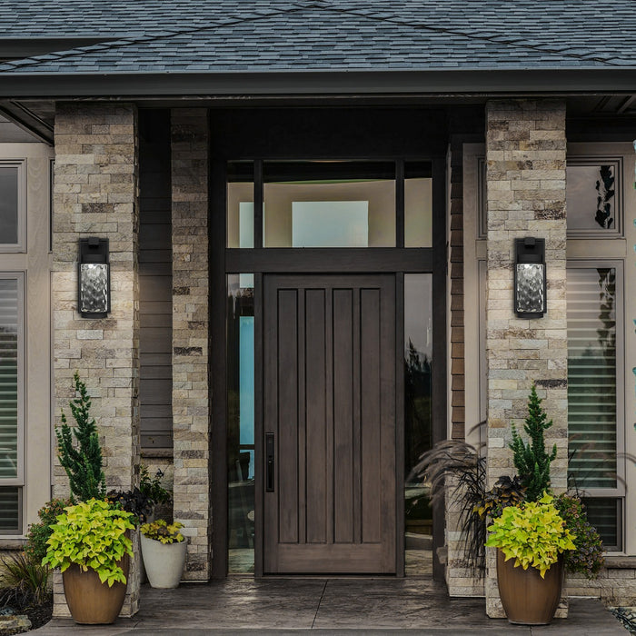 Alteck - AW0140-3CCT-W-BK - LED Wall Sconce - Winston - Sand Black