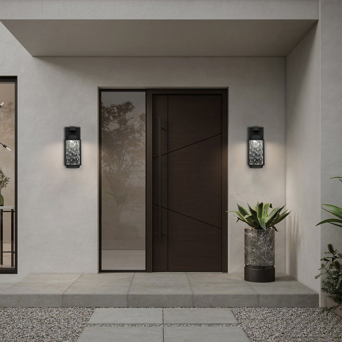 Alteck - AW0140-3CCT-W-BK - LED Wall Sconce - Winston - Sand Black