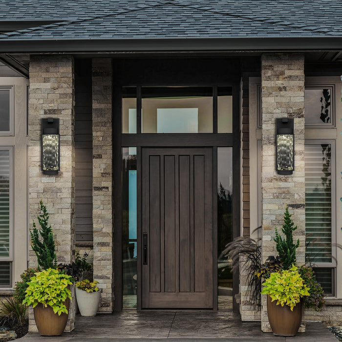 Alteck - AW0141-3CCT-W-BK - LED Wall Sconce - Winston - Sand Black