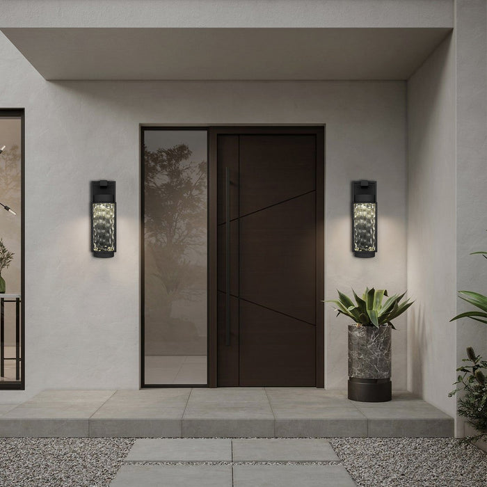 Alteck - AW0141-3CCT-W-BK - LED Wall Sconce - Winston - Sand Black