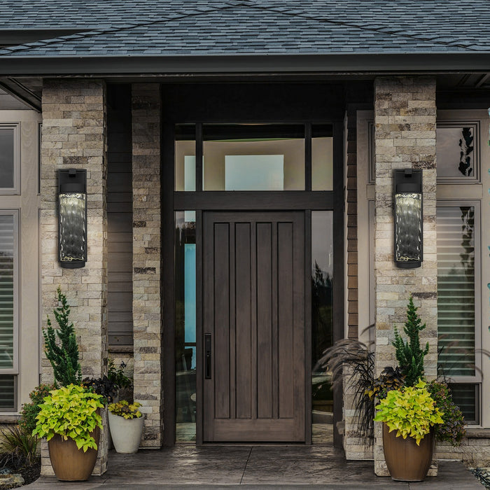 Alteck - AW0142-3CCT-W-BK - LED Wall Sconce - Winston - Sand Black