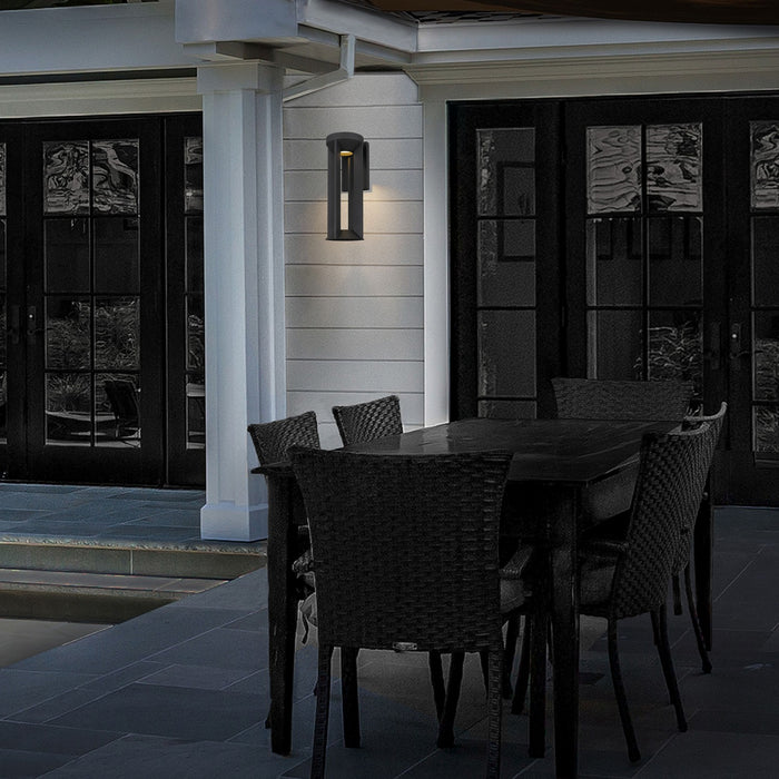 Alteck - AW0146-3CCT-W-BK - LED Wall Sconce - Aura - Sand Black