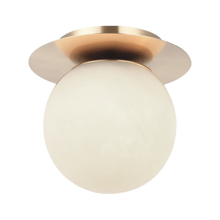 Matteo Lighting - WX41711CG - LED Wall Sconce/Ceiling Mount - Nikini - Aged Gold Brass