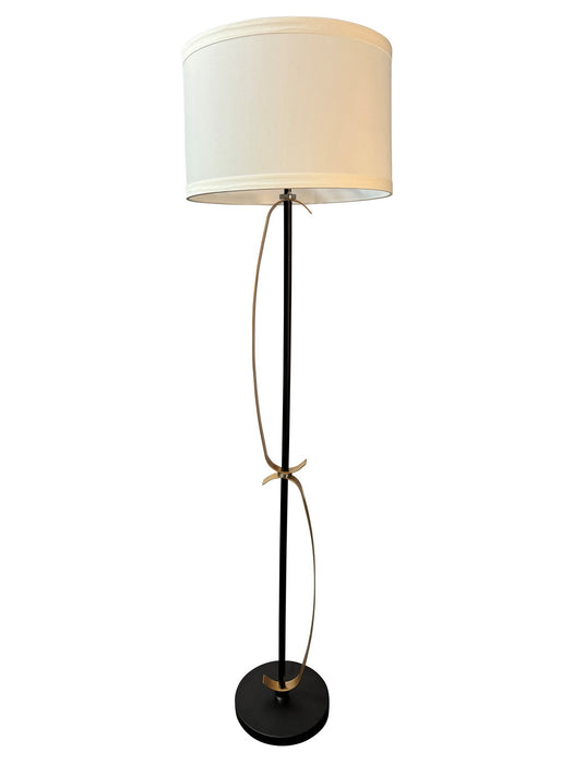House of Troy - LY703-BLKHG - LED Floor Lamp - Lyndon - Black/Heritage Gold