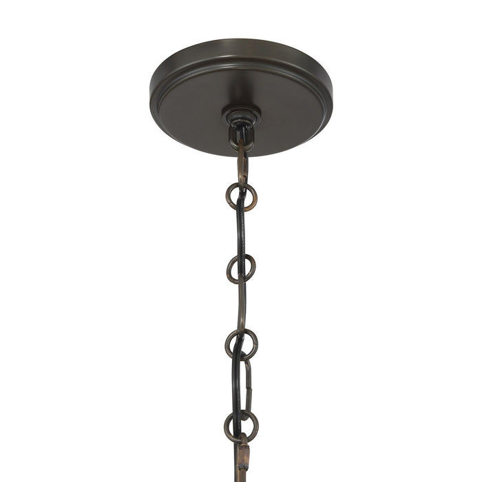 Savoy House - 1-1151-4-333 - Four Light Chandelier - Andover - Mediterranean Bronze and Riviera Brass