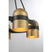 Savoy House - 1-1151-4-333 - Four Light Chandelier - Andover - Mediterranean Bronze and Riviera Brass