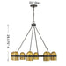 Savoy House - 1-1152-8-333 - Eight Light Chandelier - Andover - Mediterranean Bronze and Riviera Brass