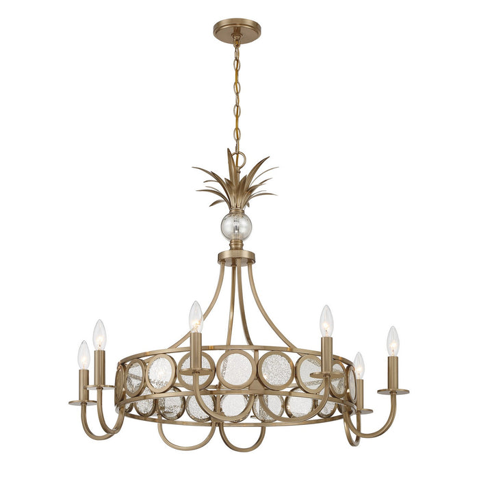 Savoy House - 1-1205-8-127 - Eight Light Chandelier - Hearst - Noble Brass