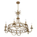 Savoy House - 1-1205-8-127 - Eight Light Chandelier - Hearst - Noble Brass