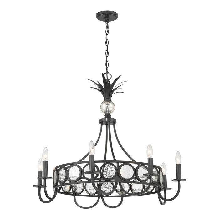 Savoy House - 1-1205-8-188 - Eight Light Chandelier - Hearst - Black Tourmaline