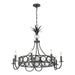 Savoy House - 1-1205-8-188 - Eight Light Chandelier - Hearst - Black Tourmaline