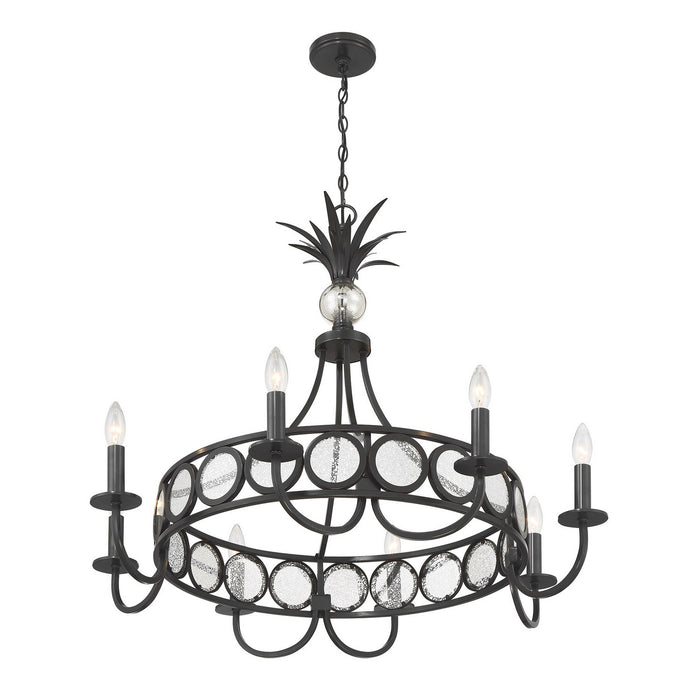Savoy House - 1-1205-8-188 - Eight Light Chandelier - Hearst - Black Tourmaline