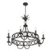 Savoy House - 1-1205-8-188 - Eight Light Chandelier - Hearst - Black Tourmaline