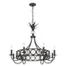 Savoy House - 1-1205-8-188 - Eight Light Chandelier - Hearst - Black Tourmaline