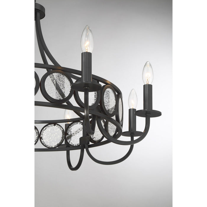 Savoy House - 1-1205-8-188 - Eight Light Chandelier - Hearst - Black Tourmaline