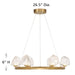 Savoy House - 1-1237-6-322 - LED Chandelier - Castello - Warm Brass
