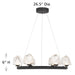 Savoy House - 1-1237-6-89 - LED Chandelier - Castello - Matte Black