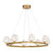 Savoy House - 1-1238-8-322 - LED Chandelier - Castello - Warm Brass