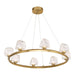 Savoy House - 1-1238-8-322 - LED Chandelier - Castello - Warm Brass