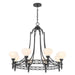 Savoy House - 1-1605-8-89 - Eight Light Chandelier - Allston - Matte Black
