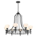 Savoy House - 1-1605-8-89 - Eight Light Chandelier - Allston - Matte Black