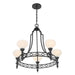 Savoy House - 1-1606-5-89 - Five Light Chandelier - Allston - Matte Black