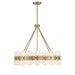 Savoy House - 1-3605-6-127 - Six Light Chandelier - Bancroft - Noble Brass