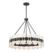Savoy House - 1-3605-6-89 - Six Light Chandelier - Bancroft - Matte Black