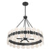 Savoy House - 1-3605-6-89 - Six Light Chandelier - Bancroft - Matte Black