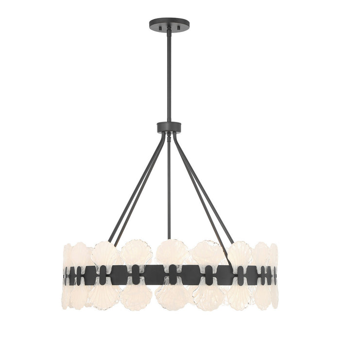 Savoy House - 1-3605-6-89 - Six Light Chandelier - Bancroft - Matte Black